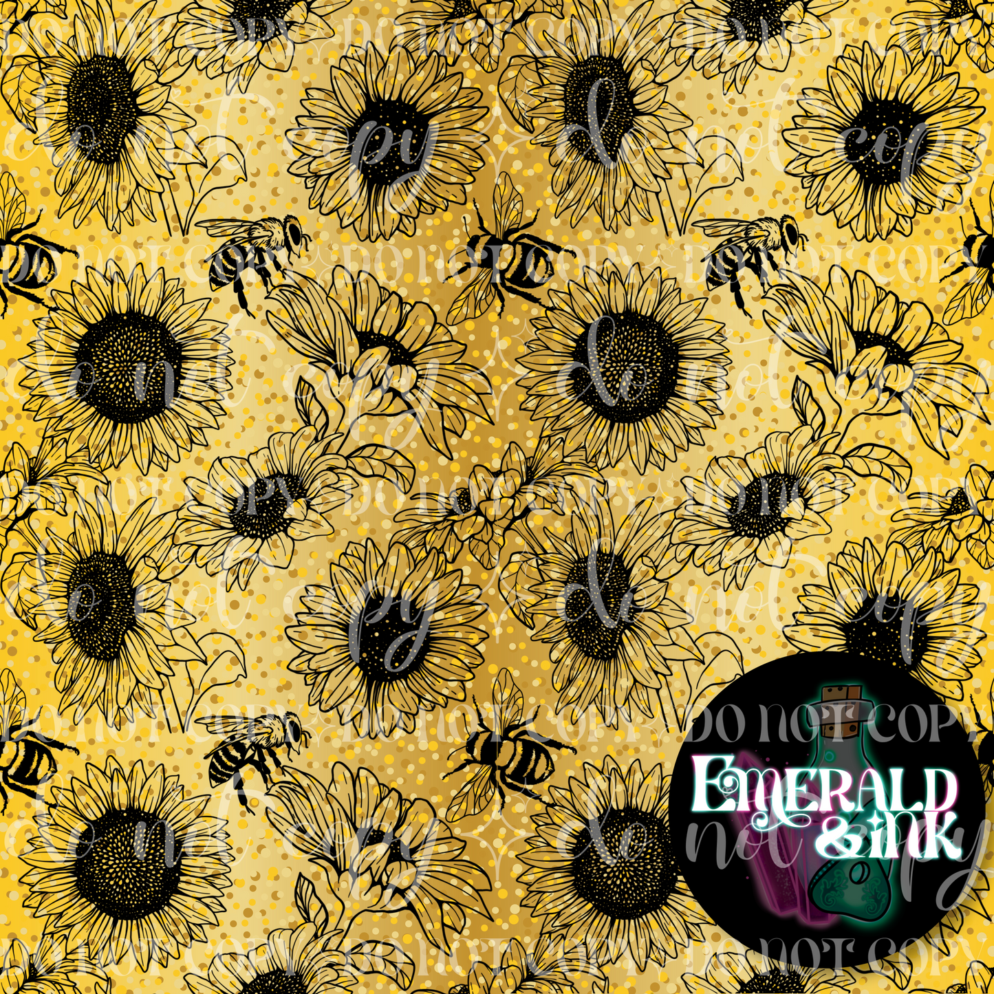 Sunflower Seamless DIGITAL