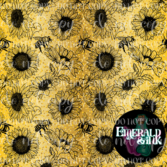 Sunflower Seamless DIGITAL
